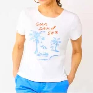 Croft & Barrow® sun sand sea Essential Crewneck Tee